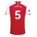 Arsenal Thomas Partey #5 Hjemmedrakt 2023-24 Kortermet